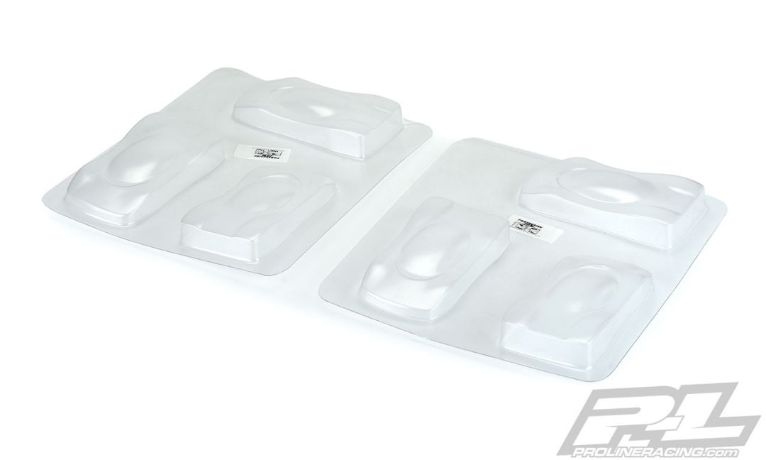 Pro-Line Speed Forms Mini Clear Test Bodies for Painters (6)