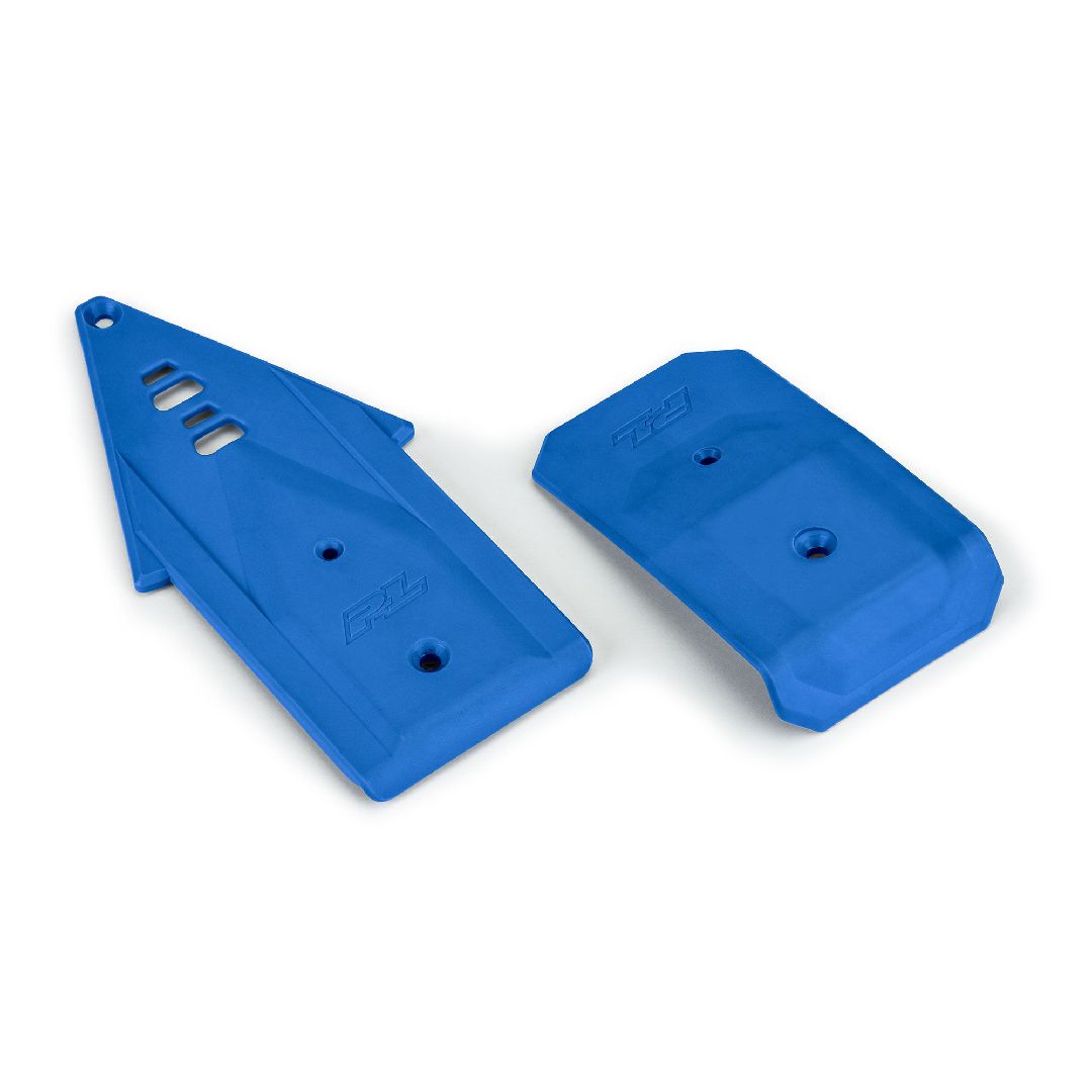 Pro-Line Bash Armor F/R Skid Plates (Blue) Pro-Line Bash Armor F/R Skid Plates (Blue)
