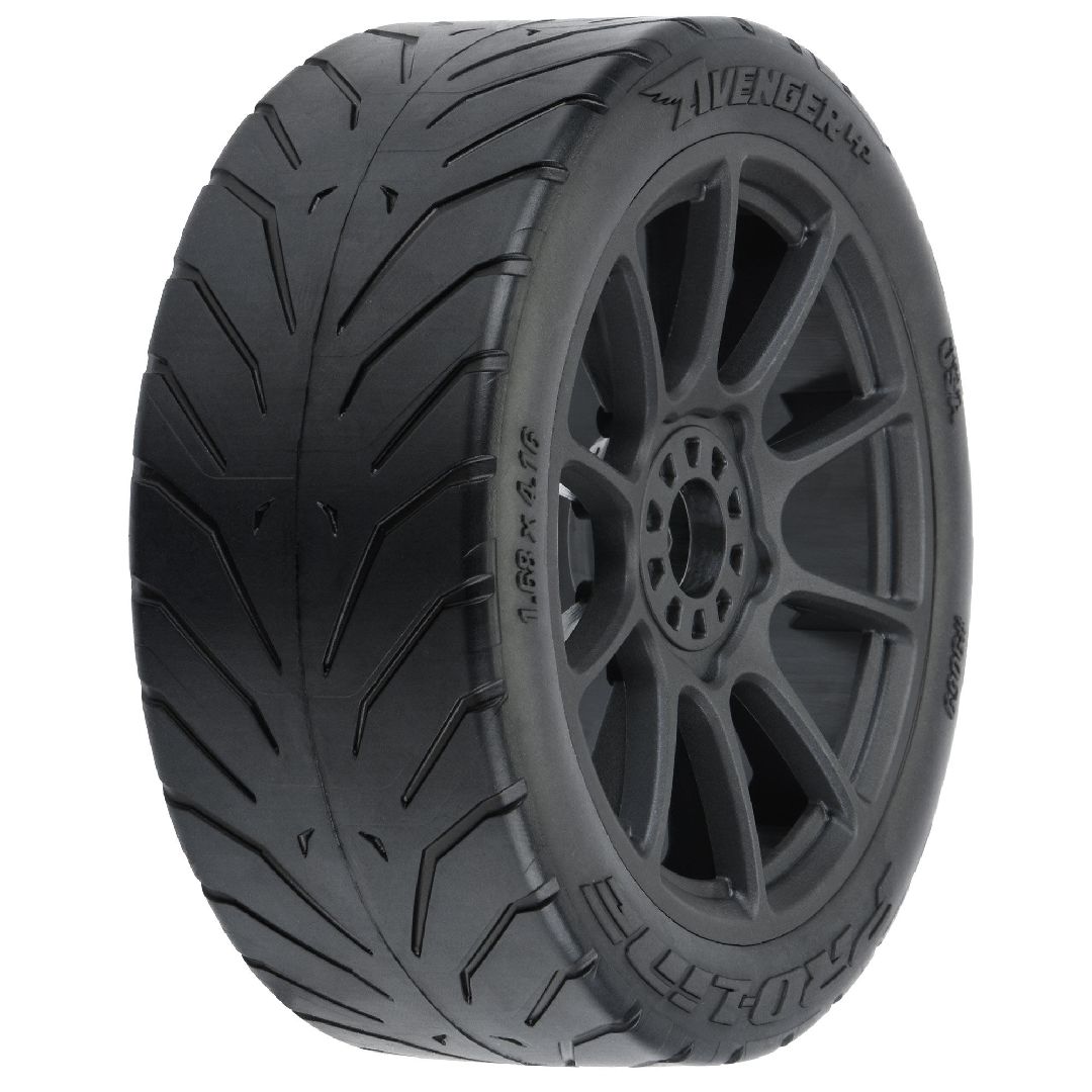 Pro-Line Avenger (Soft) BELTED Tires on Mach 10 Wheels (2)