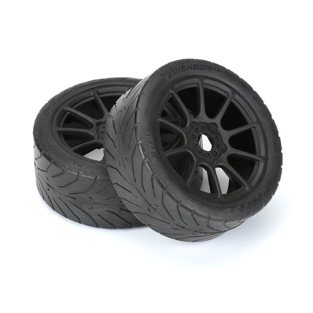 Pro-Line Avenger (Soft) BELTED Tires on Mach 10 Wheels (2)