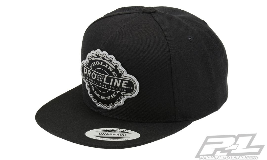 Pro-Line Manufactured Black Snapback Hat (One Size Fits Most)