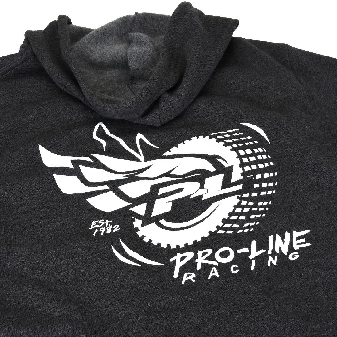 Pro-Line Pro-Line Wings Gray Zip-Up Hoodie - Small