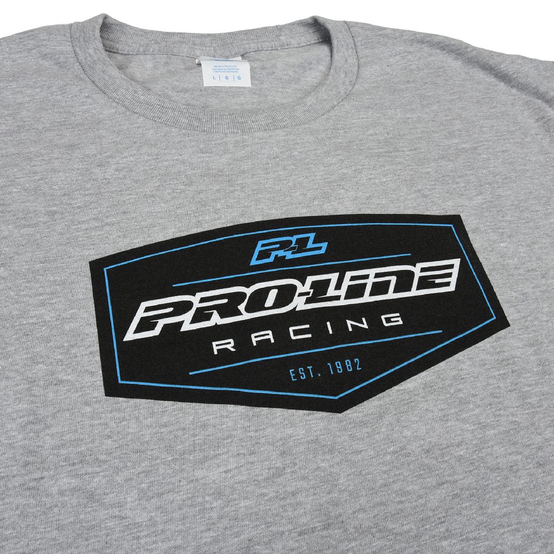 Pro-Line Crest Grey T-Shirt - Small