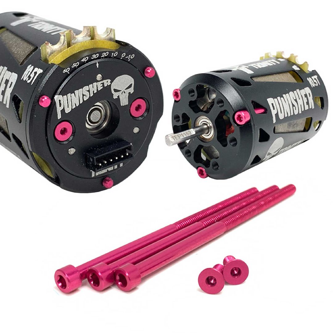 Trinity Punisher Motor Aluminum Screw Set PINK (5)