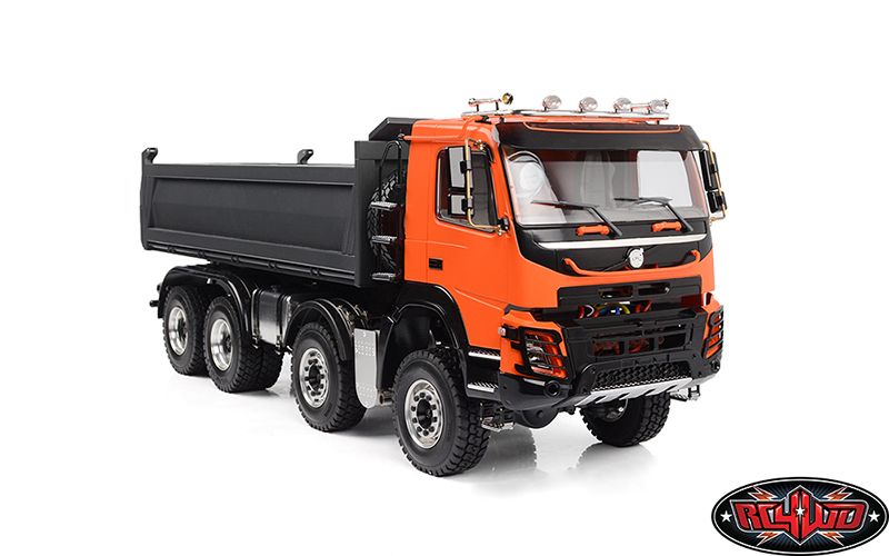 RC4WD 1/14 8x8 Armageddon Hydraulic Dump Truck (FMX) Orange/Grey