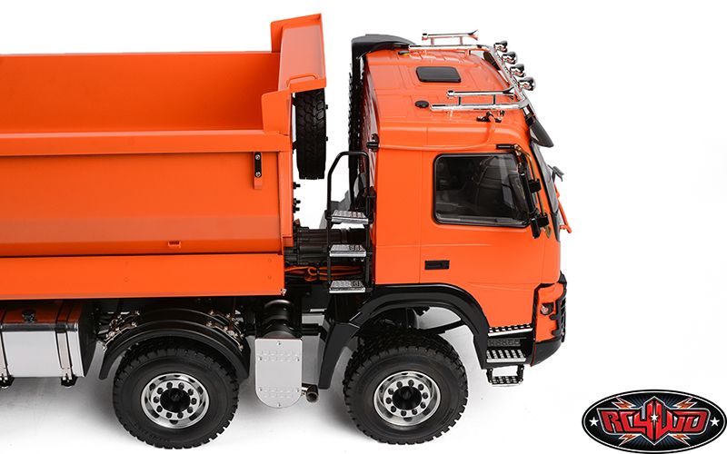 RC4WD 1/14 8x8 Armageddon Hydraulic Dump Truck (FMX) Orange - Click Image to Close