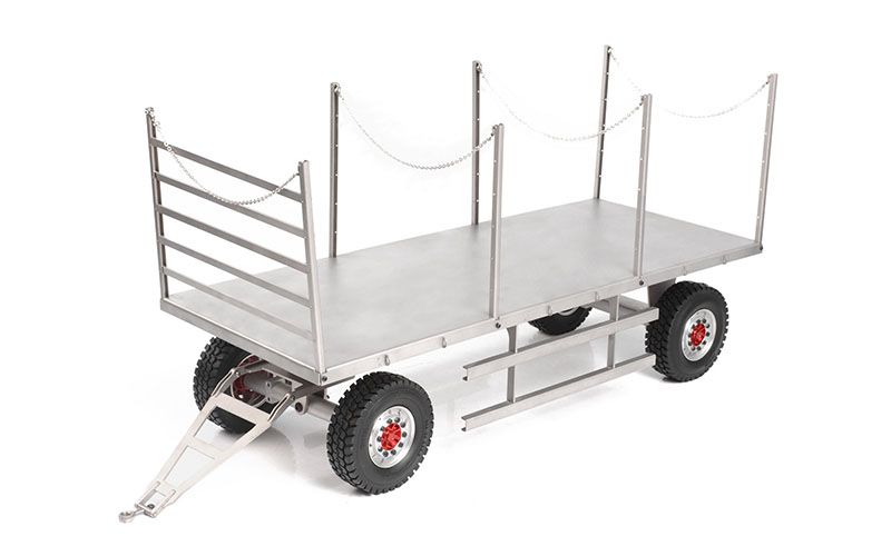 RC4WD 4 Wheel Steel Stake Trailer - Click Image to Close