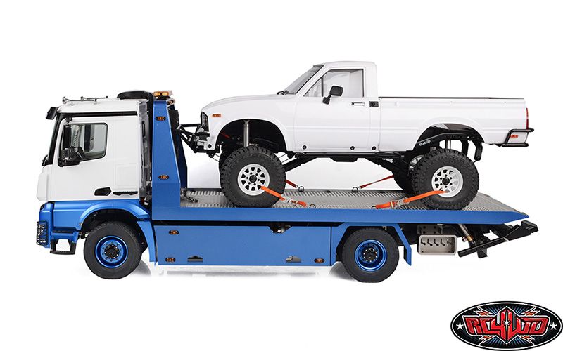 RC4WD 1/14 4x4 Wrecker Flatbed Hydraulic Tow Truck - Click Image to Close