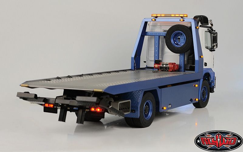 RC4WD 1/14 4x4 Wrecker Flatbed Hydraulic Tow Truck - Click Image to Close