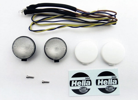 RC4WD 1/10 Light Assembly with Hella Decal