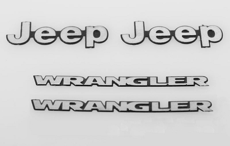 RC4WD 1/10 Metal Logo for Tamiya CC01 Wrangler