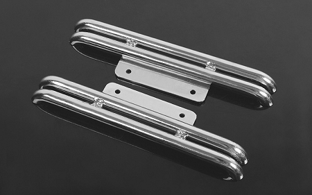 RC4WD Steel Tube Side Steps for Tamiya Hilux & Bruiser (Silver)