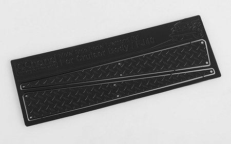 RC4WD Metal Side Diamond (B) Plates for RC4WD Cruiser Body (Black)