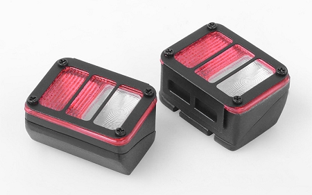 RC4WD Colored Functional Rear Taillight w/Grid Frame for Axial SCX10 Jeep Wrangler