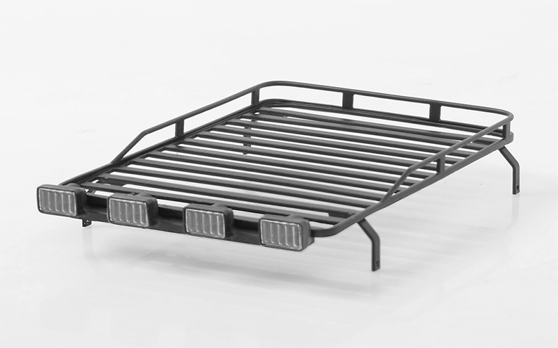 RC4WD Roof Rack with Light Pods for 1/18 Gelande D90 (Black)