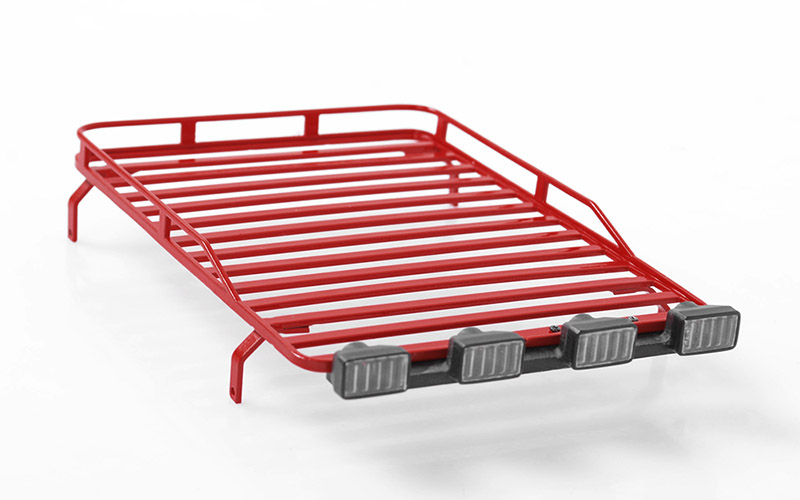 RC4WD Roof Rack with Light Pods for 1/18 Gelande D90 (Red)