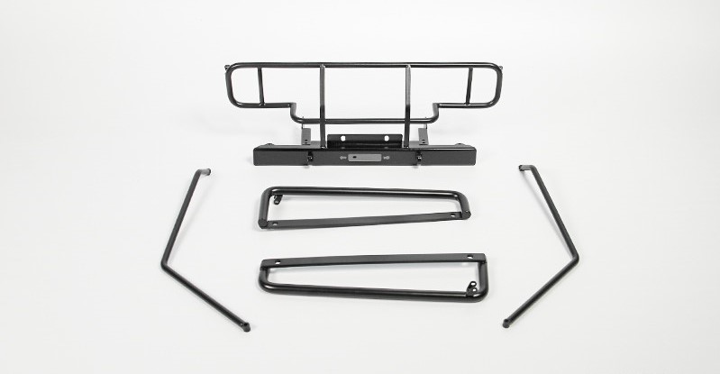 RC4WD Rhino Bumper, Sliders and Bumper Extension Package for Gelande 2 Cruiser (Black)