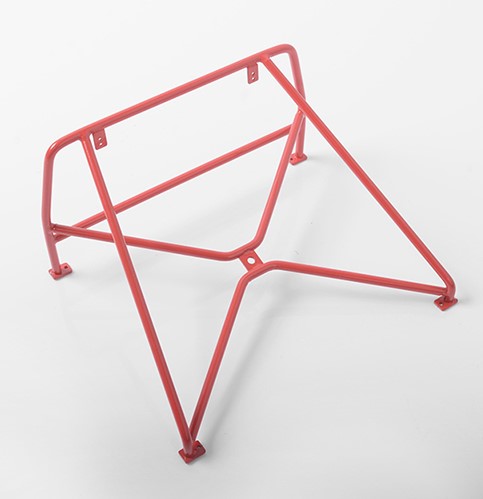 RC4WD Roll Bar Rack w/Spare Mount RC4WD Chevy Blazer Body (Red)