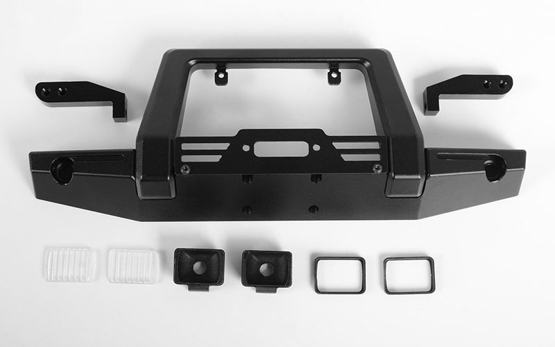 RC4WD Pawn Metal Front Bumper w/Lights for Traxxas TRX-4