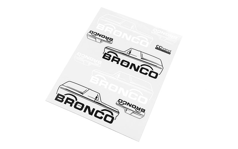 RC4WD Body Decals for TRX-4 '79 Bronco Ranger XLT (Style B)