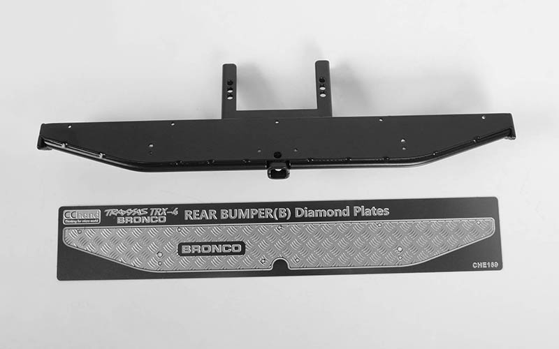 RC4WD KS Rear Bumper for TRX-4 79 Bronco Ranger XLT (Black)