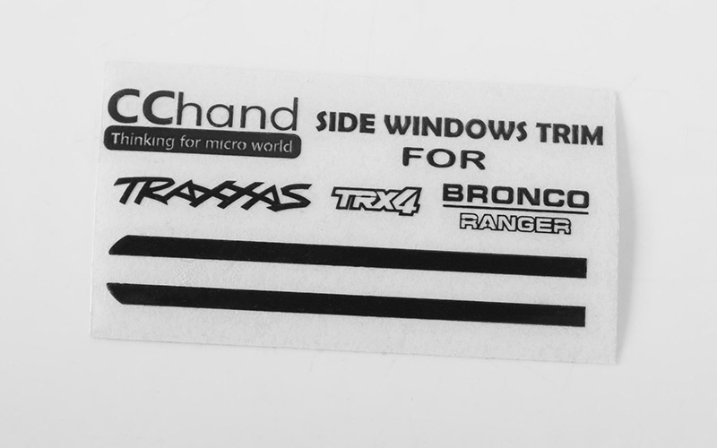 RC4WD Front Side Window Trim for Traxxas TRX-4 79 Bronco Ranger