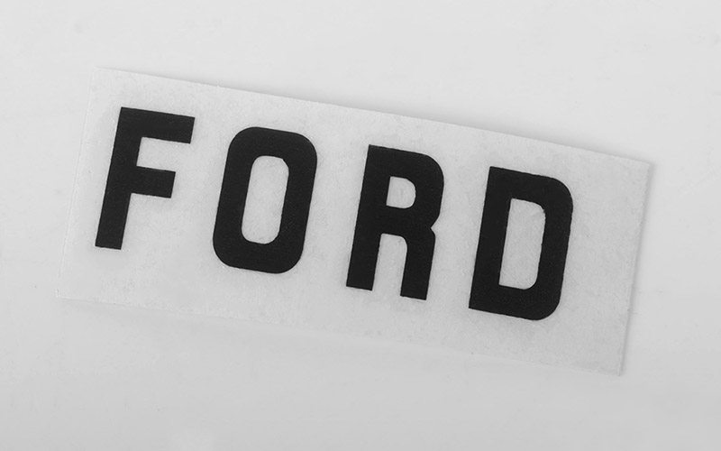 RC4WD Ford Emblem for 1/18 BlackJack Body (Black)