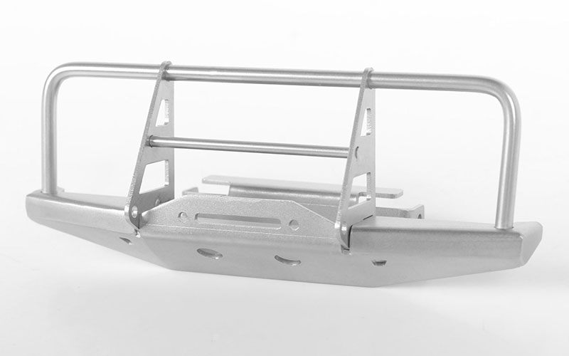 RC4WD Steel Front Winch Bumper for 1/18 Gelande II RTR W/BlackJack Body (Silver)