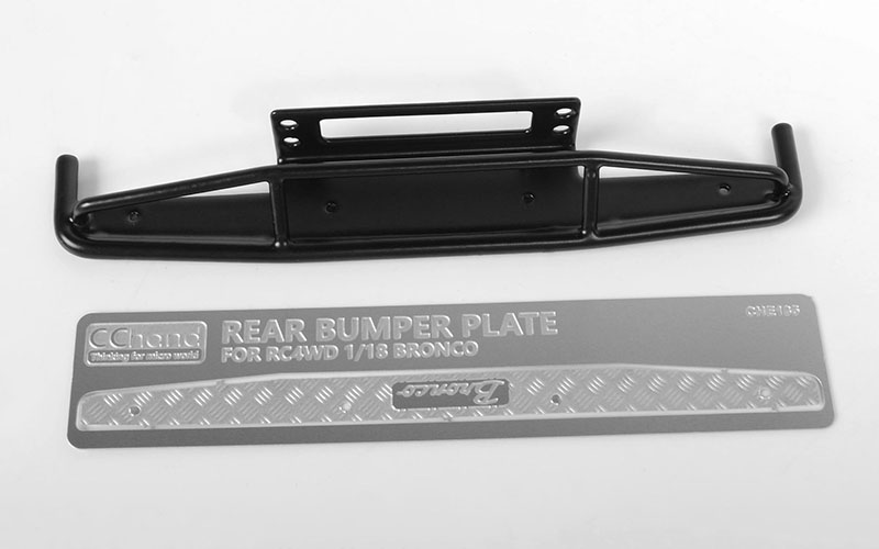 RC4WD Steel Rear Bumper for 1/18 Gelande II RTR W/BlackJack Body (Black)