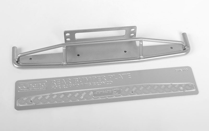 RC4WD Steel Rear Bumper for 1/18 Gelande II RTR W/BlackJack Body (Silver)