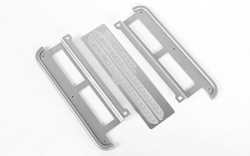 RC4WD Rook Metal Side Sliders for Tamiya 1/10 Isuzu mu Type X CC-01 (Silver)