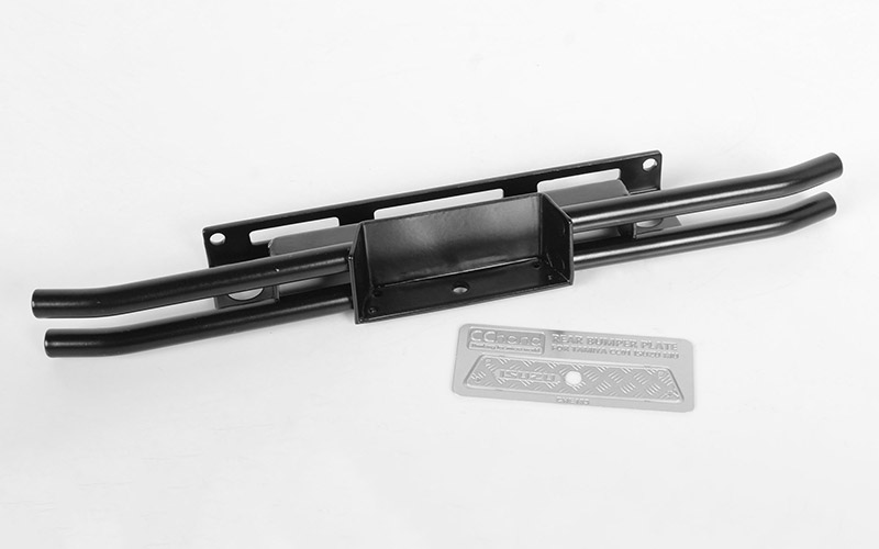 RC4WD Steel Tube Rear Bumper for Tamiya 1/10 Isuzu Mu Type X CC-01 (Black)