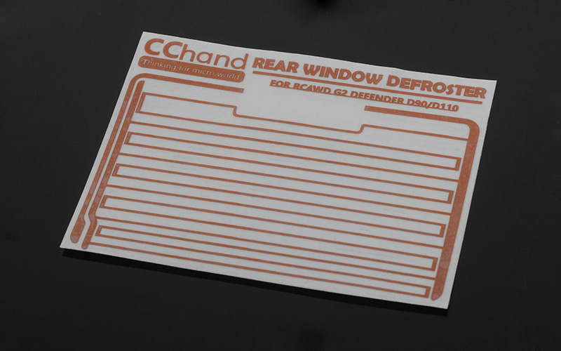 RC4WD Rear Window Defroster Decal for Gelande II (D90/D110)