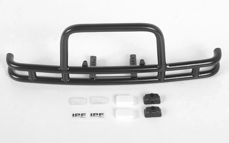 RC4WD Rhino Front Bumper w/IPF Lights for Traxxas TRX-4 '79 Bronco Ranger XLT (Black)