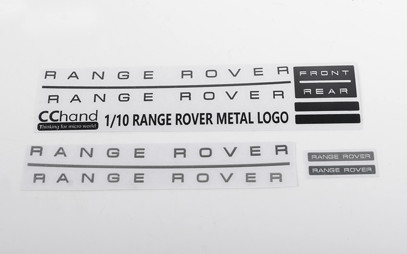 RC4WD Metal Emblem Set for JS Scale 1/10 Range Rover Classic Body