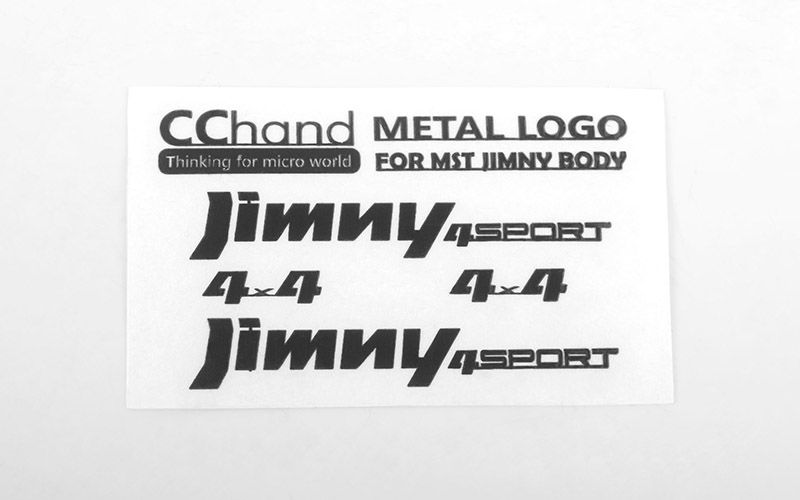 RC4WD Metal Emblems MST 1/10 CMX w/ Jimny J3 Body (Black) - Click Image to Close