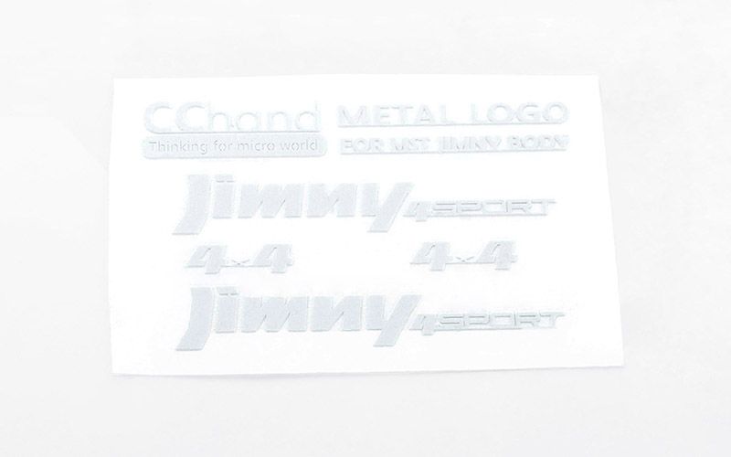 RC4WD Metal Emblems for MST 1/10 CMX w/ Jimny J3 Body (White)
