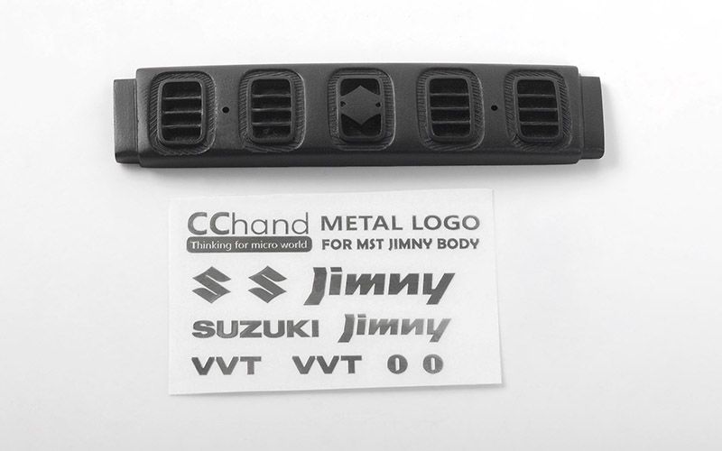 RC4WD Front Grille for MST 1/10 CMX w/ Jimny J3 Body w/ Front Metal Decals