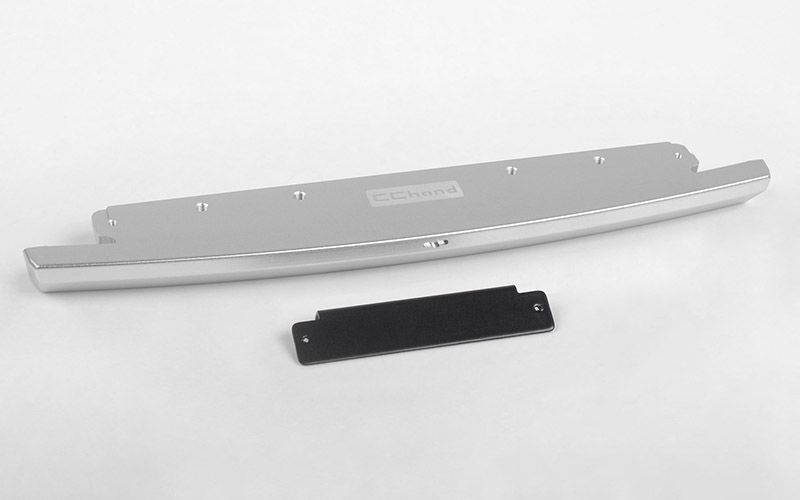 RC4WD Slick Metal Front Bumper for JS Scale 1/10 Range Rover Classic Body (Silver)