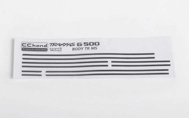 RC4WD Steel Body Trim for Traxxas TRX-4 Mercedes-Benz G-500 - Click Image to Close