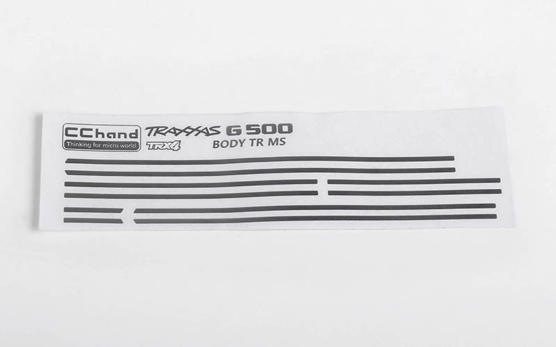 RC4WD Steel Body Trim for Traxxas TRX-4 Mercedes-Benz G-500