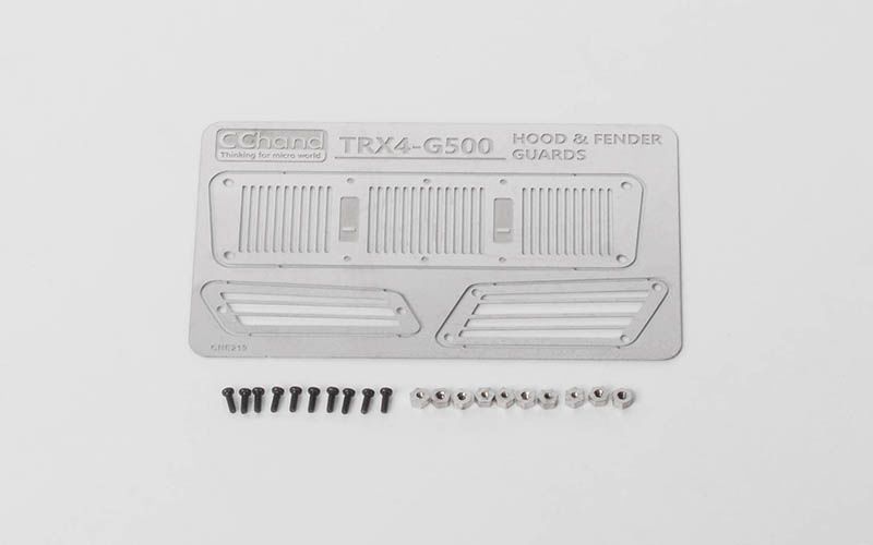 RC4WD Metal Hood and Fender Vents for Traxxas TRX-4 Mercedes-Benz G-500