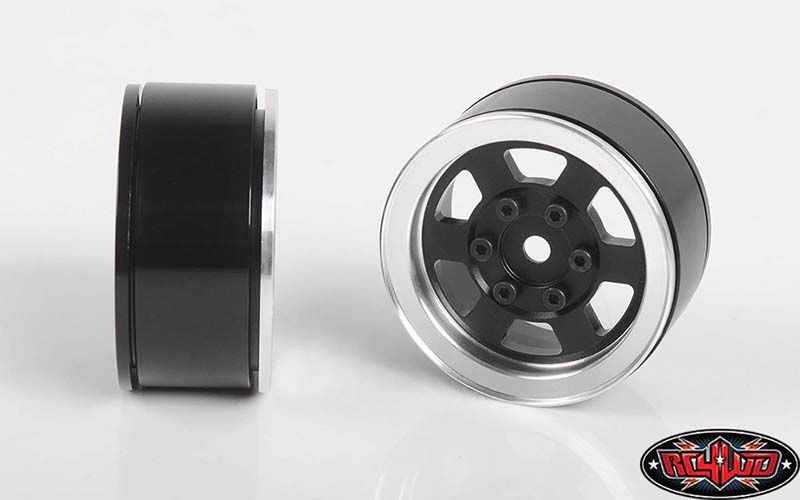 RC4WD 1.55" Six-Spoke Single Internal Beadlock Wheel (Black) (1) - Click Image to Close