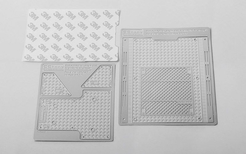 RC4WD Diamond Plate Rear Bed for Axial 1/10 SCX10 II UMG10 4WD - Click Image to Close