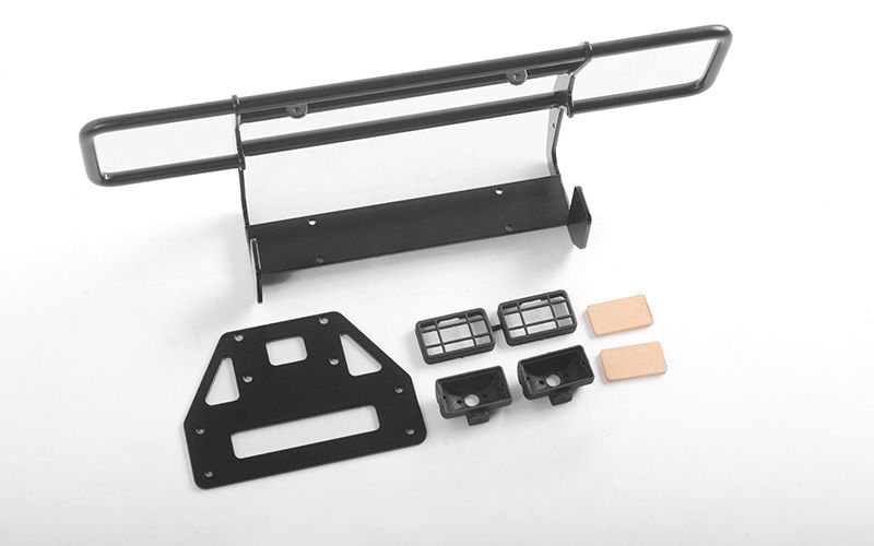 RC4WD Ranch Front Bumper w/IPF Lights for Capo Racing Samurai 1/6 RC Scale Crawler (Black)