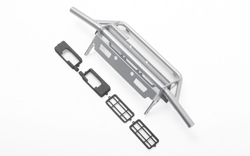 RC4WD Guardian Tube Front Bumper for Capo Racing Samurai 1/6 RC Scale Crawler (Silver)