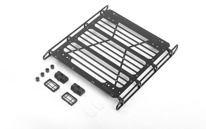 RC4WD Adventure Steel Roof Rack w/ Lights for Mercedes-Benz G 6 - Click Image to Close