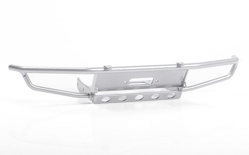 RC4WD Guardian Steel Front Winch Bumper for Axial 1/10 SCX10 II UMG10 (Silver)