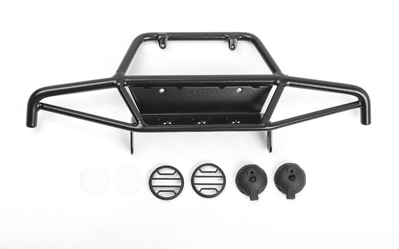RC4WD Tri-X Steel Stinger Front Bumper w/ Lights for Vanquish VS4-10 Origin Body (Black)