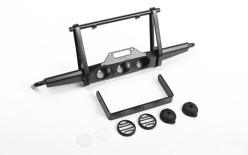 RC4WD Shirya Front Winch Bumper w/ Lights for Vanquish VS4-10 Origin Body (Black)